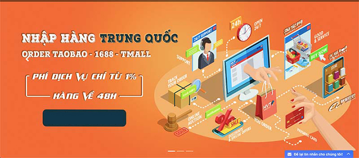 Dịch vụ nhập hàng taobao 1688 quảng châu tại Võ Minh Thiên